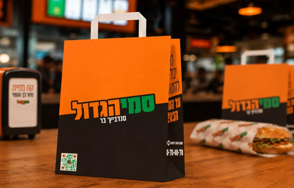 עיצוב שקית ומארזים לסמי הגדול